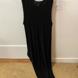 Hatch Angled High Neck Dress